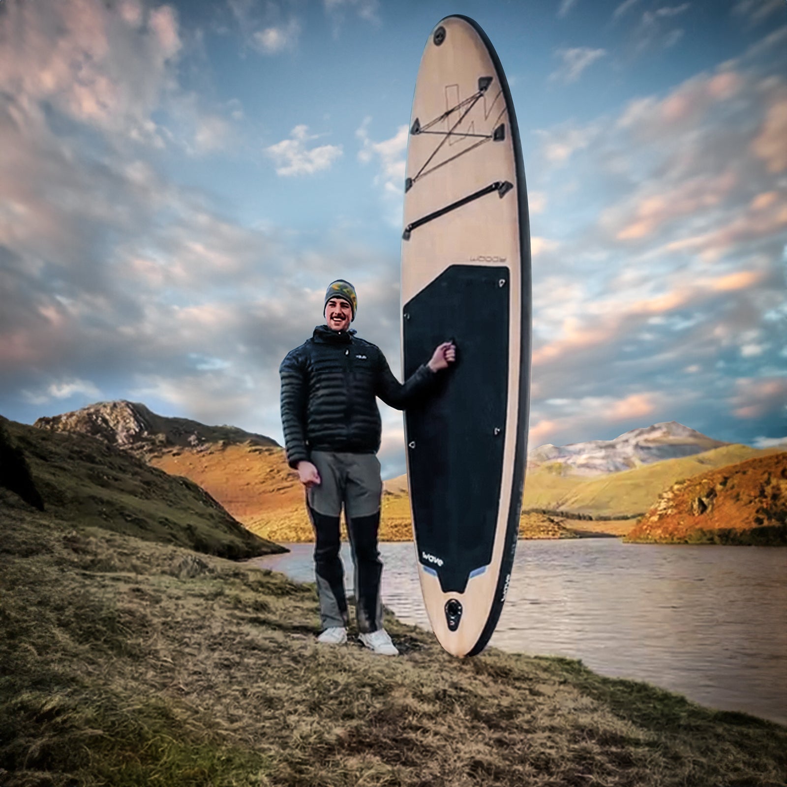 Woody 2.0 SUP | Inflatable Paddleboard | 10'9ft | Navy - Wave Sups USA