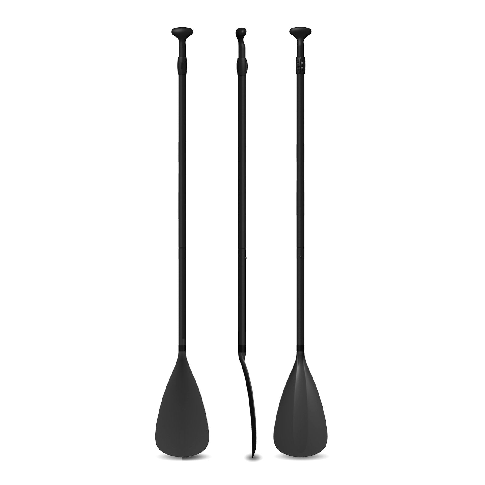 Aluminium Paddle | Tourer, Cruiser, Woody SUPs | Black - Wave Sups USA